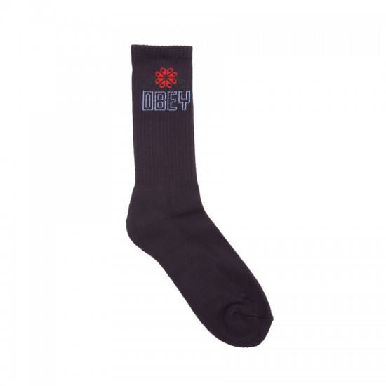 OBEY - Chaussettes crèmes