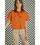 Graine Clothing - Chemise courte orange