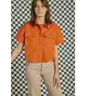 Graine Clothing - Chemise courte orange