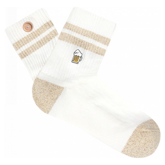 Cabaia - Chaussettes femme crèmes