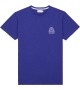 Bask in the sun - T-shirt bleu brodé