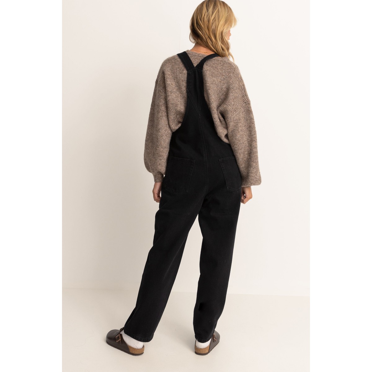 Rhythm - Salopette en jean noir