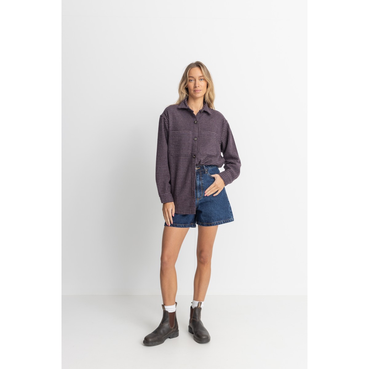 Rhythm - Surchemise prune