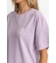 Rhythm - T-shirt lilas sérigraphié