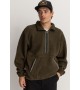 Rhythm - Pull sherpa vert olive