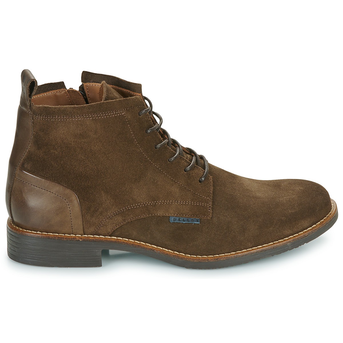 Christian Pellet - Boots homme velours chocolat