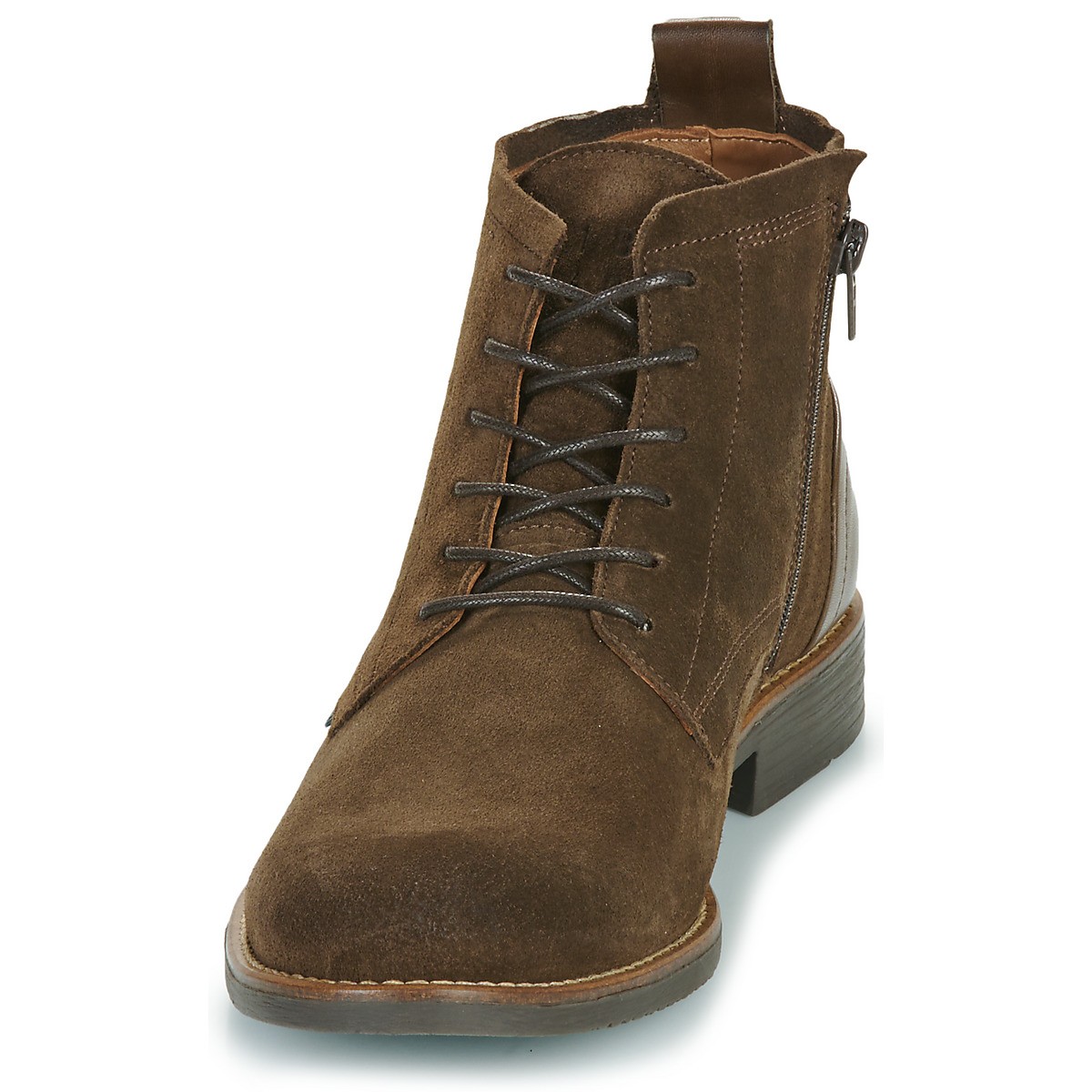 Christian Pellet - Boots homme velours chocolat