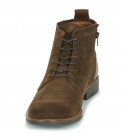 Christian Pellet - Boots homme velours chocolat