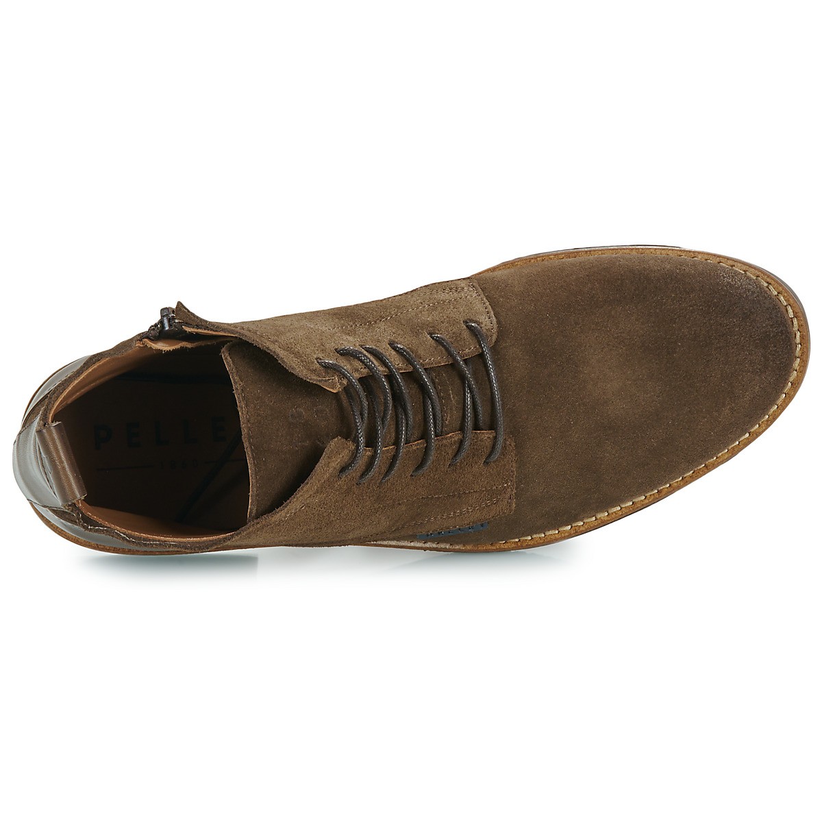 Christian Pellet - Boots homme velours chocolat