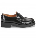 Christian Pellet - Mocassins en cuir verni noir