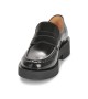 Christian Pellet - Mocassins en cuir verni noir