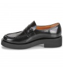 Christian Pellet - Mocassins en cuir verni noir