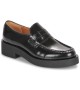 Christian Pellet - Mocassins en cuir verni noir