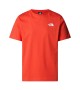 THE NORTH FACE - T-shirt RedBox orange