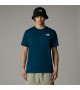 THE NORTH FACE - T-shirt bleu pétrole