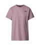 THE NORTH FACE - T-shirt mauve