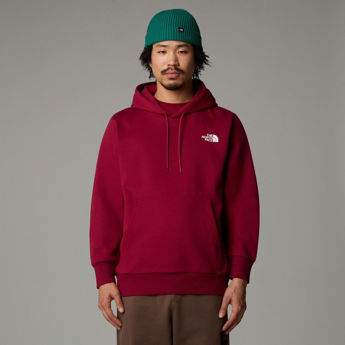 THE NORTH FACE - Sweat à capuche bordeaux