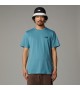 THE NORTH FACE - T-shirt Simple Dome bleu