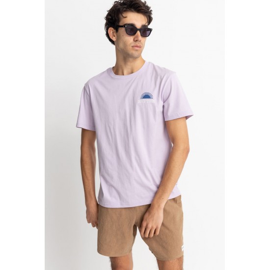 Rhythm - T-shirt lilas imprimé