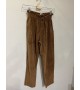 Pantalon en velours camel