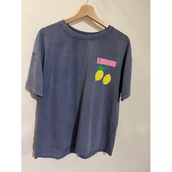 T-Shirt gris imprimé