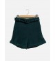 Short en velours vert