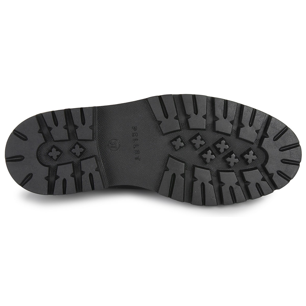 Christian Pellet - Derbies en cuir noire / léopard