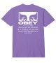 OBEY - T-shirt violet