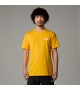 THE NORTH FACE - T-shirt jaune