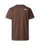 THE NORTH FACE - T-shirt marron