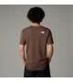 THE NORTH FACE - T-shirt marron