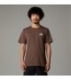 THE NORTH FACE - T-shirt marron