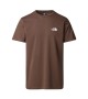 THE NORTH FACE - T-shirt marron