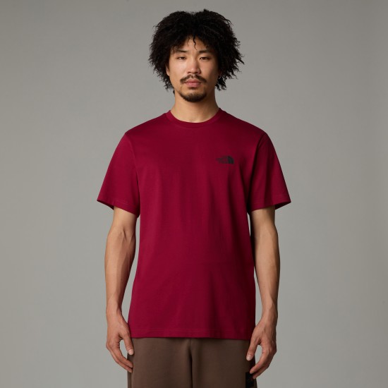 THE NORTH FACE - T-shirt bordeaux