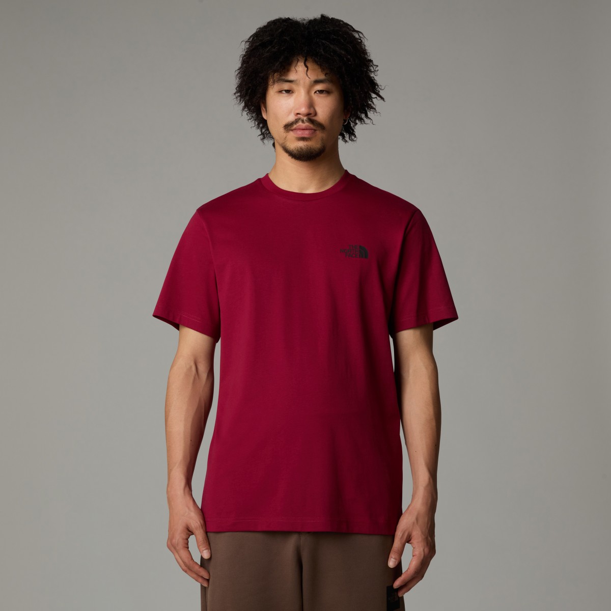 THE NORTH FACE - T-shirt bordeaux