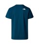 THE NORTH FACE - T-shirt bleu pétrole