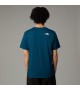 THE NORTH FACE - T-shirt bleu pétrole