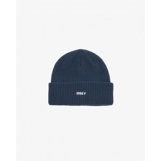 OBEY - Bonnet bleu marine