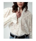 Grace et Mila - Blouse en dentelle écrue