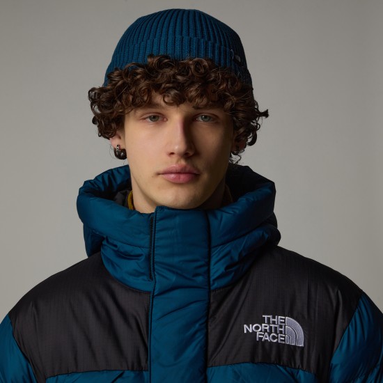 THE NORTH FACE - Bonnet bleu pétrole