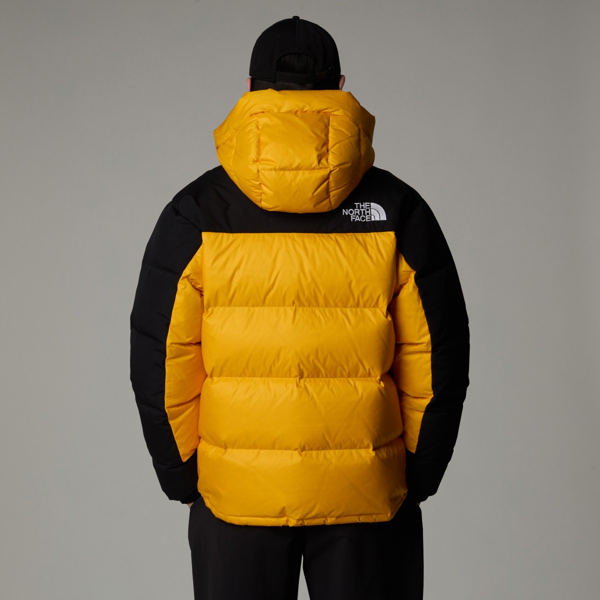 THE NORTH FACE - Parka en duvet noir et jaune