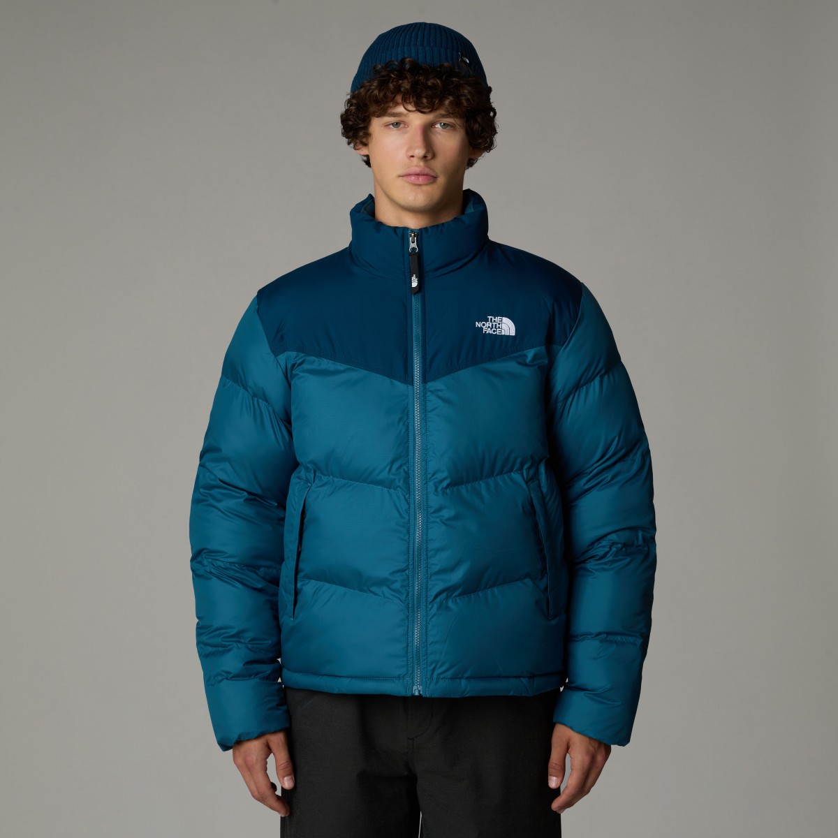 THE NORTH FACE - Doudoune bleu pétrole