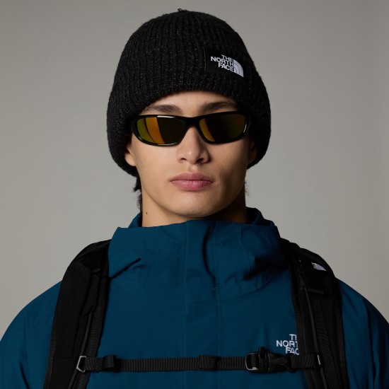 THE NORTH FACE - Bonnet noir chiné