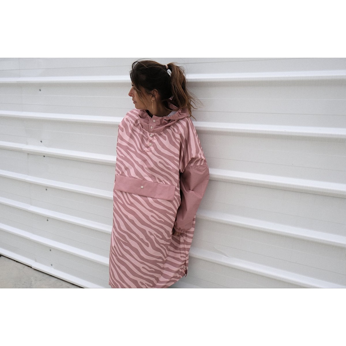 Poule Party - Ponchos de pluie rose enfant