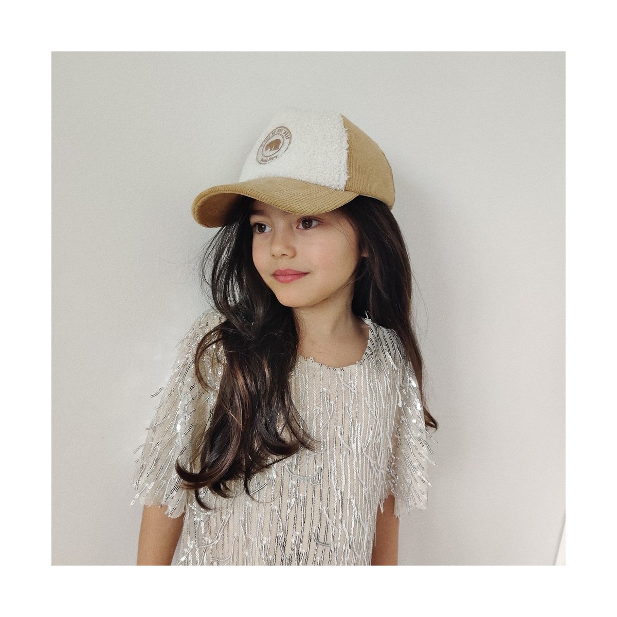 Poule Party - Casquette moumoute beige