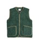 Coldbreaker - Gilet en laine sans manches vert foncé