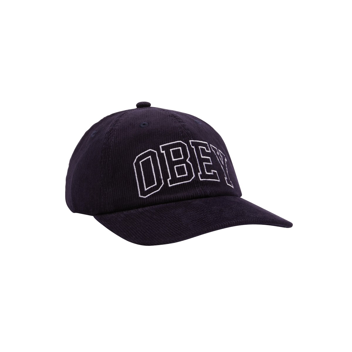 OBEY - Casquette en velours vert foncé