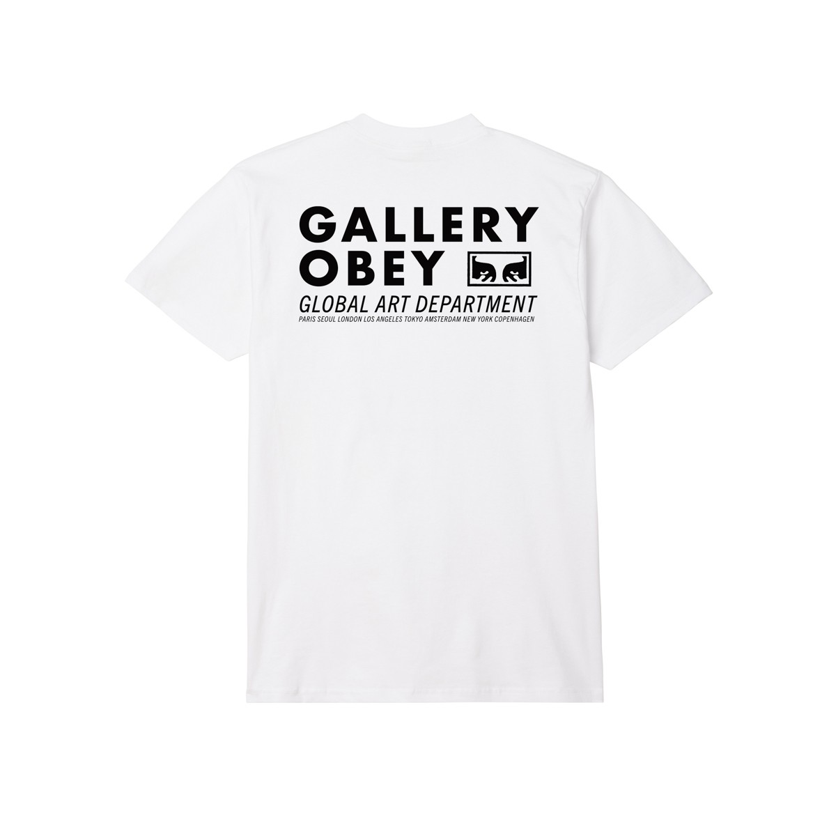 OBEY - T-shirt blanc sérigraphié