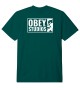 OBEY - T-shirt vert sérigraphié