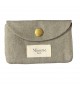 Mouché Paris - Pochette de mouchoirs olive